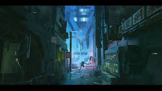 Cyberpunk Cityscape - 'Back Alleys, Black Markets' - Ambient ASMR