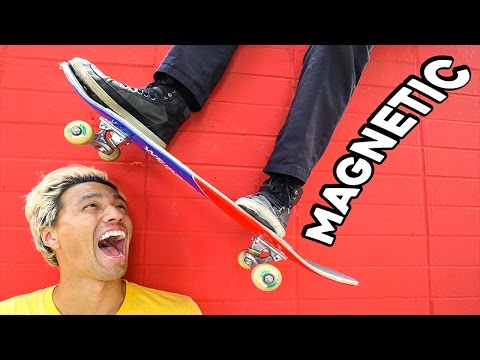 MAGNETIC SKATEBOARD AND SHOES!!!