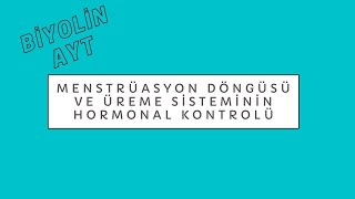 Menstrual Döngü Ve Üreme Sisteminin Hormonal Kontrolü (11. Sınıf)