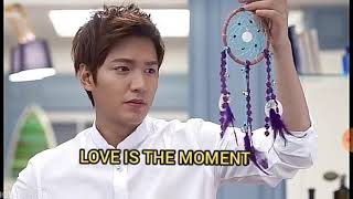 Love is the moment easy lyrics with english subtitle 🎶🎵 - (The Heirs :Lee min ho