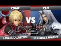 Kyojin Dojo - KEN (Sephiroth, Sonic) Vs. Kome (Shulk) SSBU Ultimate Tournament
