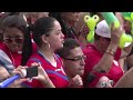 Costa Rica holds carnival to welcome World Cup team home