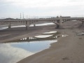 Tempe Town Lake low tide Arizona 8 15 2010