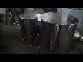 Video Stainless storage tank 100 ltr liquid