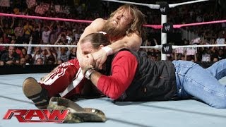 Daniel Bryan clashes with Shawn Michaels: Raw, Oct. 28, 2013 Daniel Bryan clashes with Shawn Michaels: Raw, Oct. 28, 2013