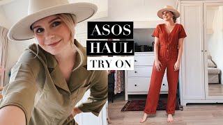 ASOS TRY ON HAUL | 70'S JUMPSUITS | ANDREA CLARE