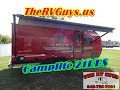 Heads Will Be Turning! Super Light Red Hot Travel Trailer! 2018 Camplite 21RBS