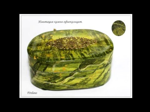 Декупаж имитация яшмы Декупаж имитация яшмы