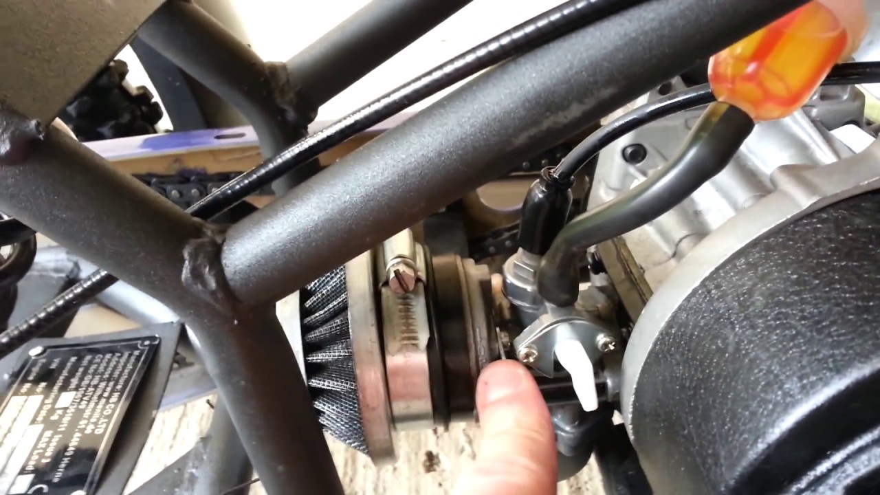 How to start your Mini Pocket Bike 50cc for the first time