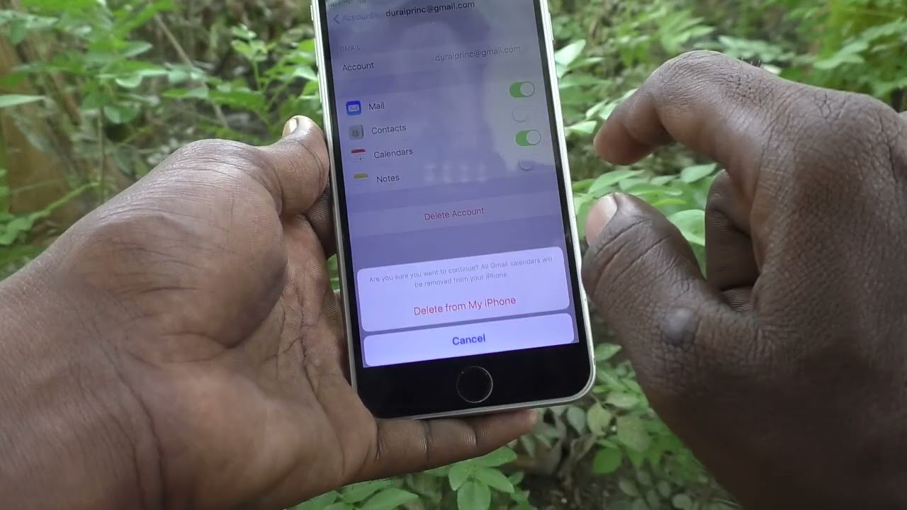 How to remove Google account in iPhone 6 Plus How to remove Google account in iPhone 6 Plus