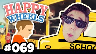 PEINLICH! Timmy von der SCHULE abholen :D ★ HAPPY WHEELS #069 | Herr Bergmann