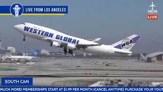 BACK AT LAX! AWESOME 🔴LIVE Action at Los Angeles International Airport + ATC