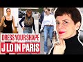 Dress For Your Shape: J LO's Pear Shape in Paris Gets Styled