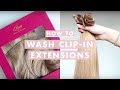 How To Wash Clip-In Hair Extensions | Luxy Hair