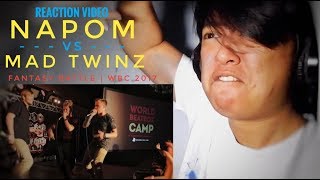 REACTION | NAPOM vs MAD TWINZ | Fantasy Battle | World Beatbox Camp