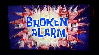 Spongebob Broken Alarmkarens Baby Le Cards Ytv October 2019 Airing