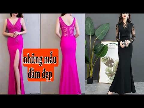 những mẫu đầm đi tiệc đuôi cá đẹp _thời trang sưu tầm _Tam fashion