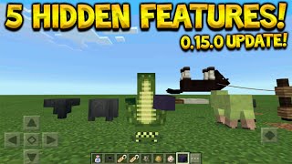 Minecraft Pocket Edition 0.15.0 - 5 Hidden Features Tips & Tricks You Did Not Know (Minecraft PE)