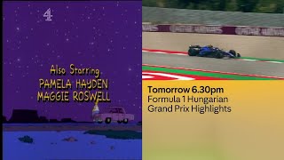 Channel 4 Continuity & Advert Breaks - Saturday 2Nd August 2025