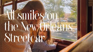 All smiles on the New Orleans Streetcar