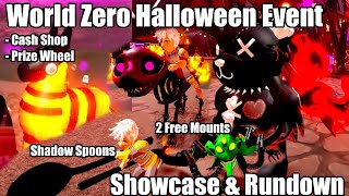 World Zero Halloween Event Rundown 2 Free Mounts In Quests Shadow Ss Cash Shop Showcase