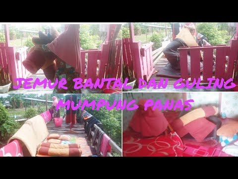 JEMUR BANTAL DAN GULING MUMPUNG PANAS' PASCA ANAK SAKIT DIRUMAH KAYU SEDERHANA
