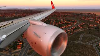 X-Plane 11 Thy B737-800 Ltba İstanbul Atatürk Realistic Landing