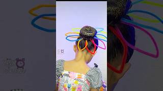 Penteado Maluco De Flor Semana Maluca Na Escola Cabelo Maluco