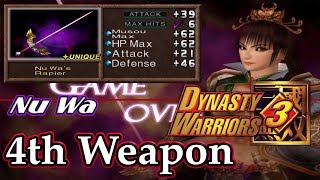 Dynasty Warriors 3 100% Nu Wa - 4Th Weapon Nu Was Rapier