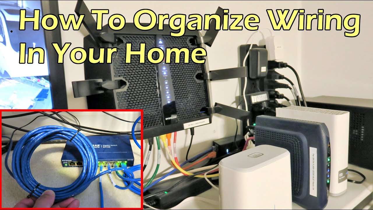 How To Clean Up The Wiring Clutter Under Your Desk - YouTube