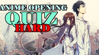 ANIME OPENING QUIZ | LEVEL: HARD | 40 OPENINGS
