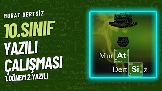 10.Sınıf Kimya 1.Dönem 2.Yazılı Çalışması Murat Dertsiz