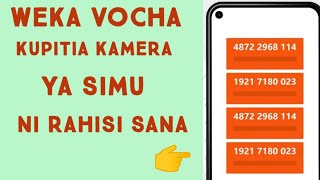 Jinsi Ya Kuingiza Vocha Kupitia Kamera Ya Simu Angalia Hapa