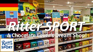 Ritter Sportgermanys No.1 Chocolate Shopping At The Ritter Sport Factory Store