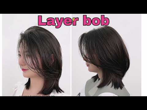 Hướng Dẫn Cắt Tóc Ngắn Bob Layer Hàn Quốc Siêu Đẹp