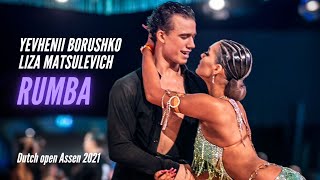 Yevhenii Borushko - Liza Matsulevich Ukr Rumba Wdc Al World U21 Dutch Open En 2021