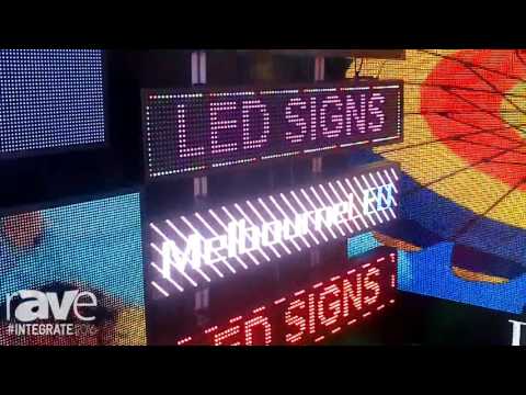 Integrate 2016: Melbourne LED Signs Features Its Indoor, Outdoor and Traditional LED Displays