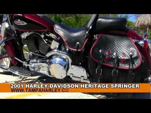 2001 Harley-Davidson FLSTS Heritage Softail Springer with Upgraded True Dual Exhaust