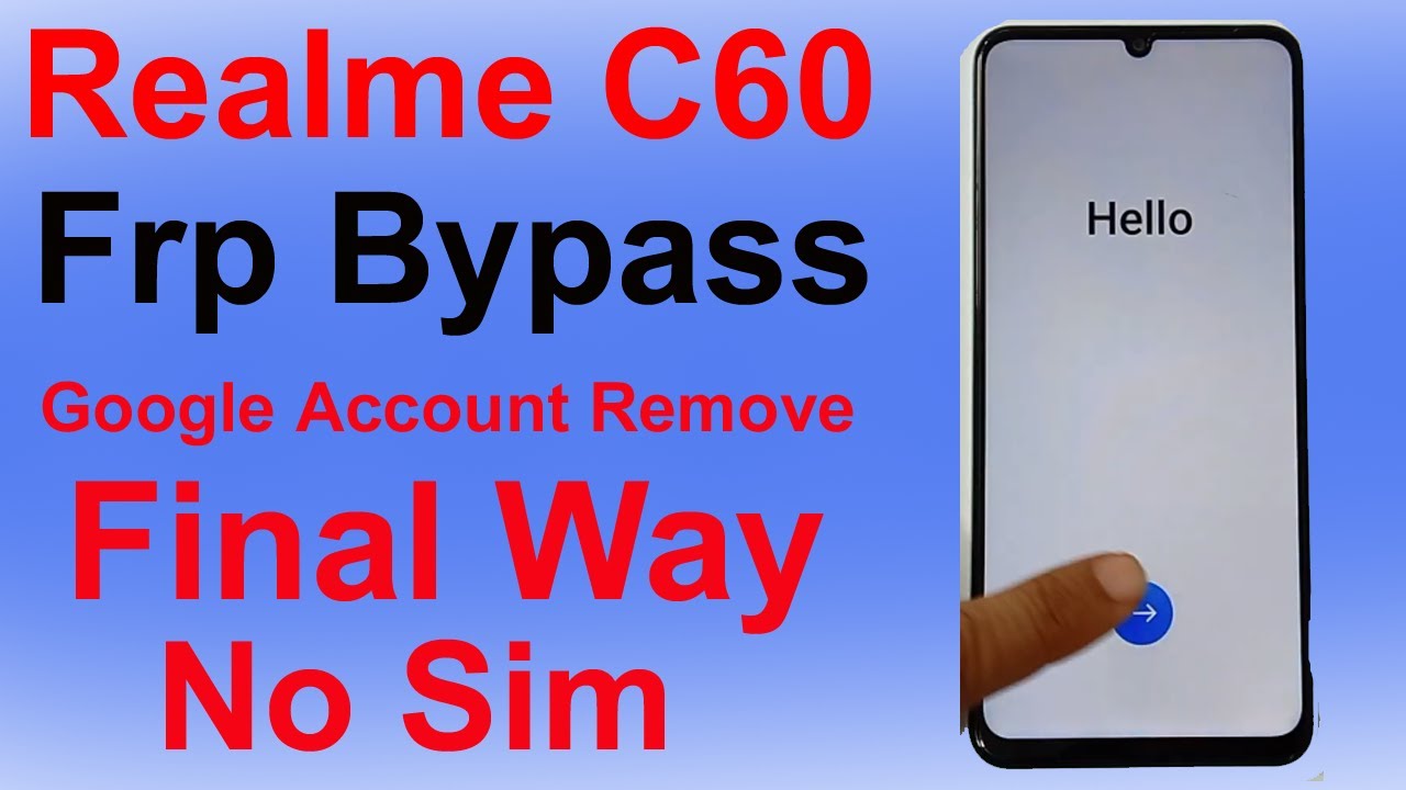 Realme C60 FRP Bypass Without PC | Google Account Remove Realme C60 FRP Bypass Without PC | Google Account Remove