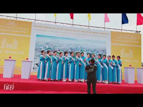 Áo dài lễ tân quý hoa hải phòng