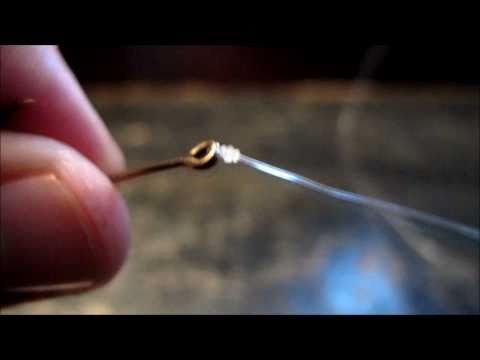 How to tie on a fish hook (the quickest easiest and best knot...