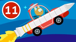 Ракета - Котёнок И Волшебный Гараж - Мультфильм Для Детей Малышей Про Машинки И Космос