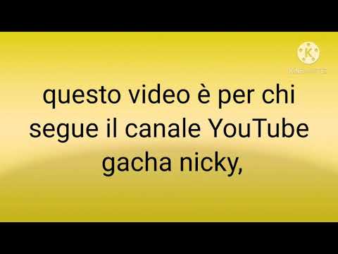 per chi segue gacha nicky