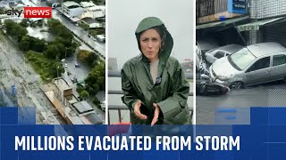 Millions Evacuated As Super Typhoon Ragasa Makes Landfall In China