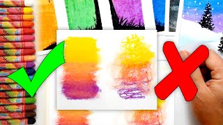 Pastel Boya Renk Geçişi Nasıl Yapılır | Pastel Boya Çalışmaları