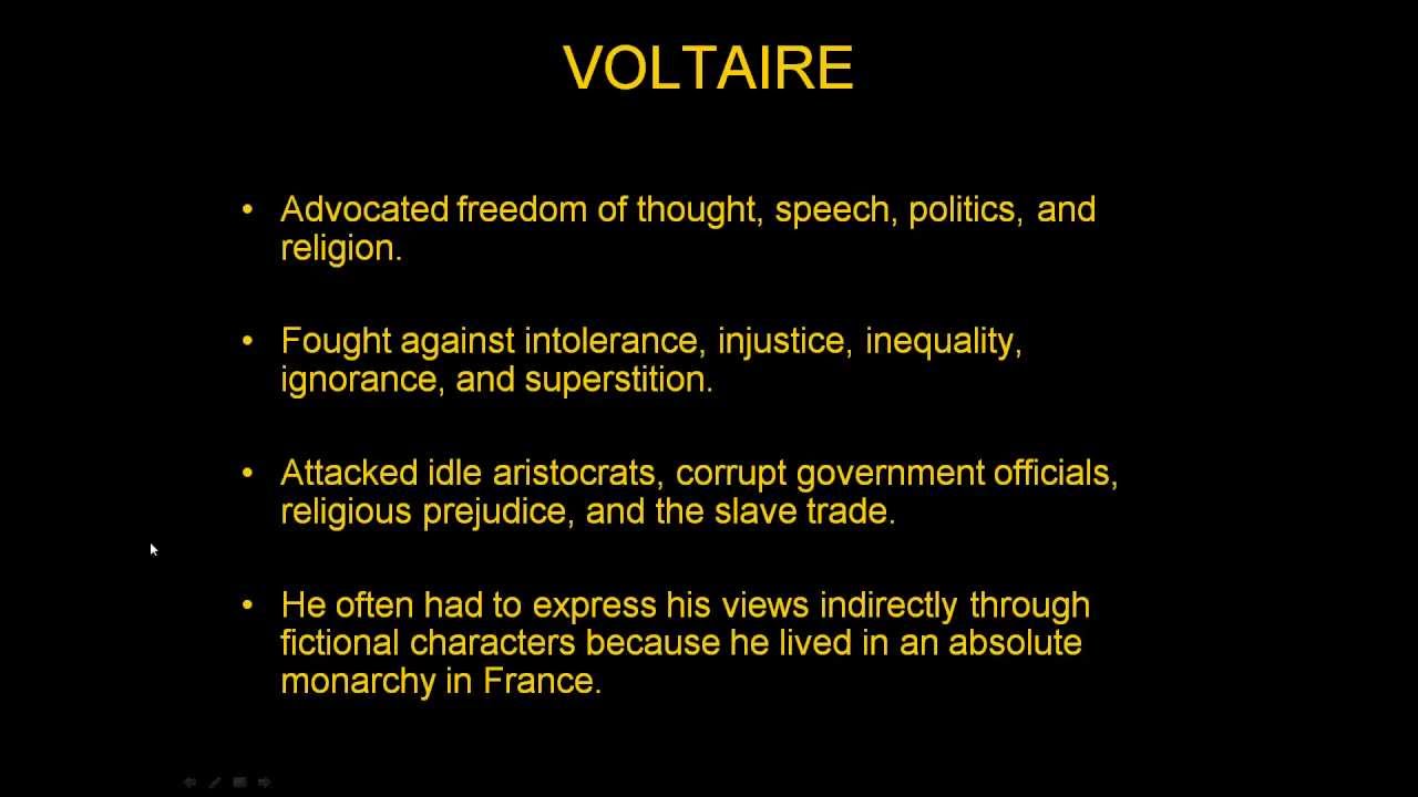 6 Enlightenment Thinkers - Voltaire - YouTube