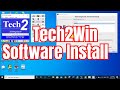 How to Install the Tech2Win Diagnostic Software
