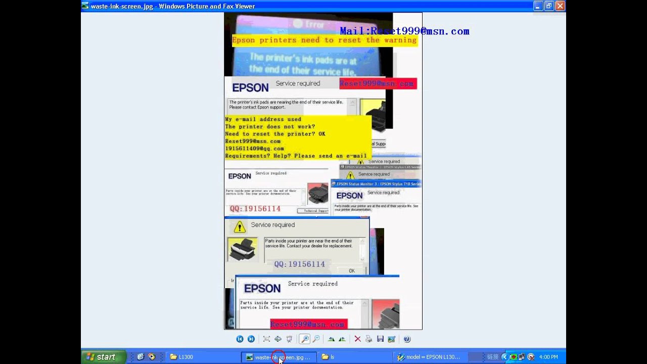 epson L1300 resetter EPSON,L120 L1300 reset L1800 - YouTube
