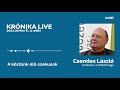 A köztünk élő szekusok: Csendes László a Krónika Live-ban