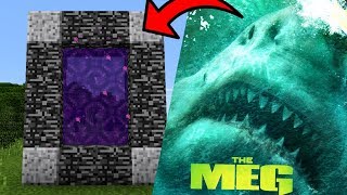 How To Make a Portal to the MEGALODON Dimension in Minecraft PE | MCPE Journalist